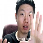 “걔는 입만 산 애야”를 영어로는?