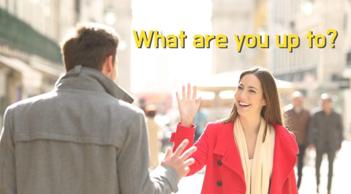‘What are you up to?’ 에 대답하는 방법